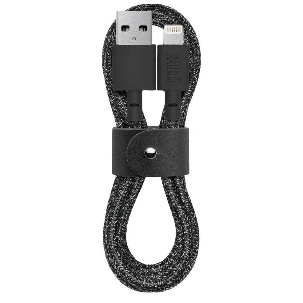 Native Union Belt Cable 4' Lightning “MFi-Certified” to USB-A Cable -SHIPS FREE!
